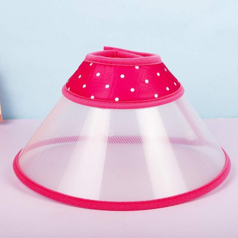 Vòng cổ hình nón chống cắn hồi phục vết thương cho thú cưng