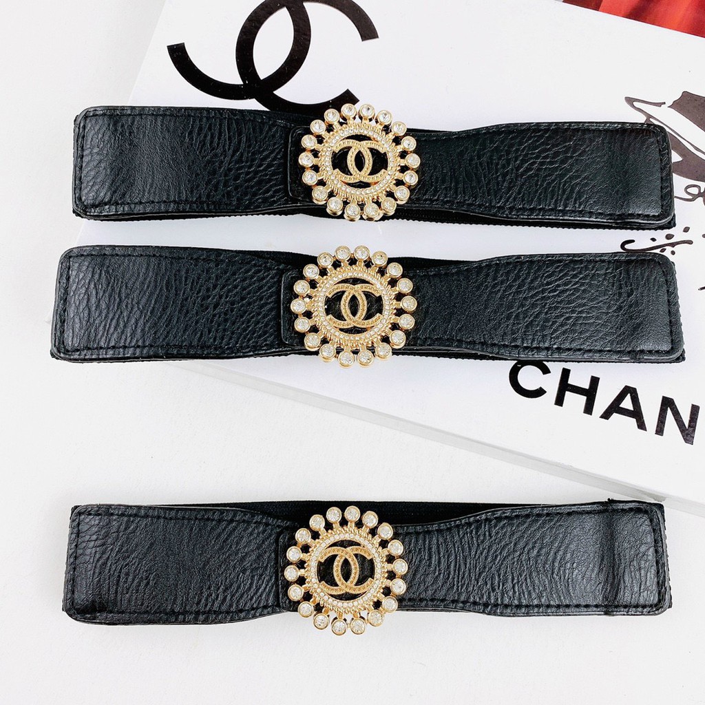 dây nịt eo mặc đầm xinh bản 3cm cha ngọc sang chảnh