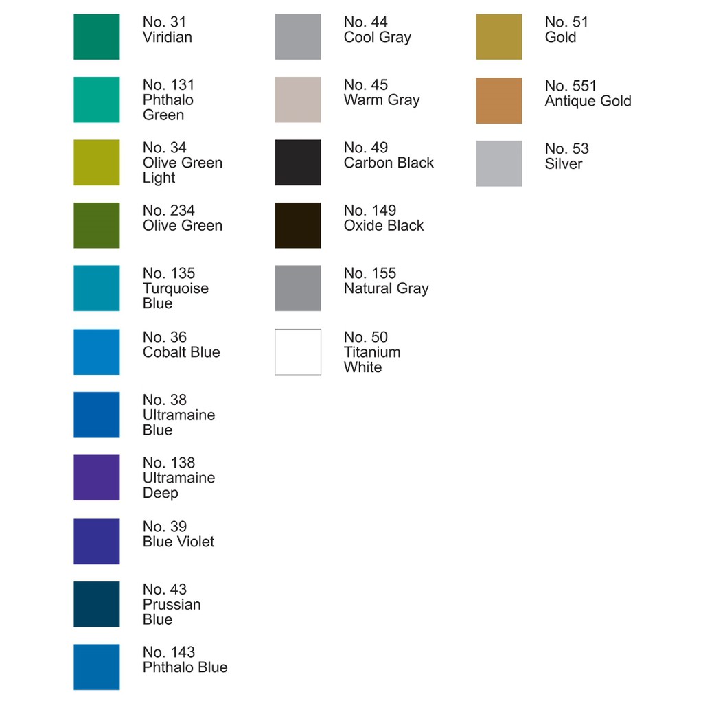 Màu Acrylic Nhật Bản SAKURA tuýp nhỏ 20ml