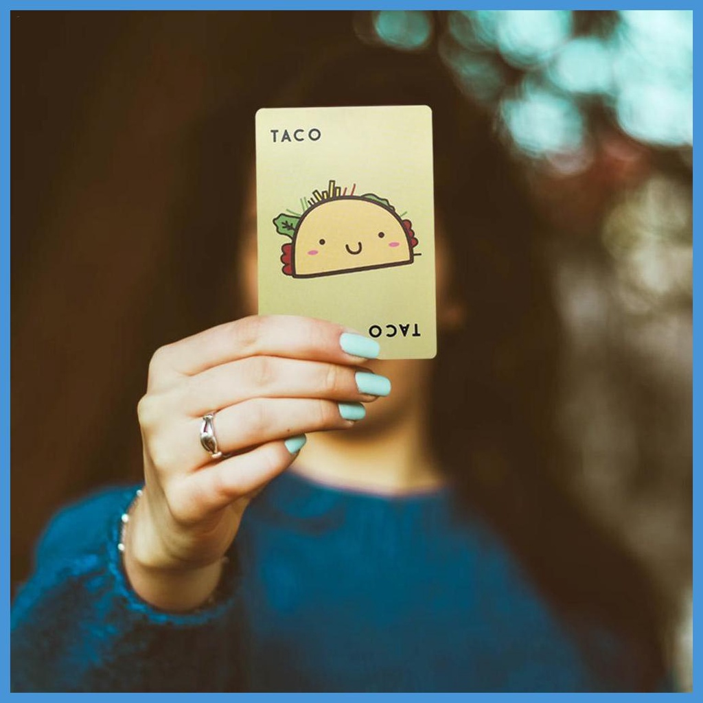 Bộ Thẻ Trò Chơi Taco Cat Goat Cheese Pizza Dành Cho Người Lớn Và Trẻ Em