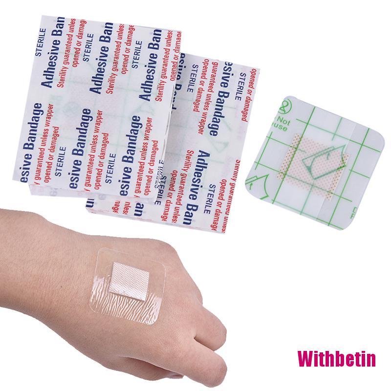 (Hàng Mới Về) Set 10 Băng Cá Nhân Vải Không Dệt Không Gây Dị Ứng