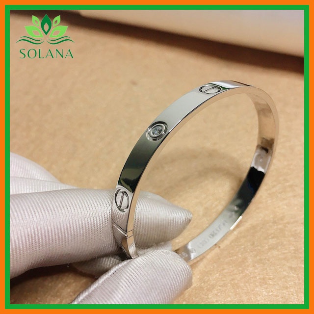 Vòng Tay Vàng Chất Liệu Titan Mạ Vàng 18K Thiết Kế Kiểu Dáng Kinh Điển Tôn Lên Vẻ Đẹp Sang Trọng Quý Phái SOLANA
