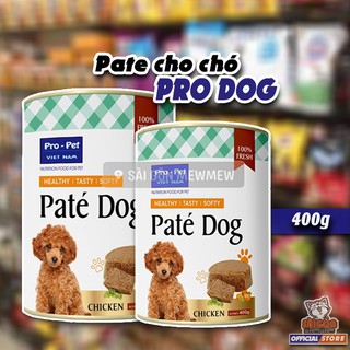 Pate cho chó PRO DOG 400g vị gà