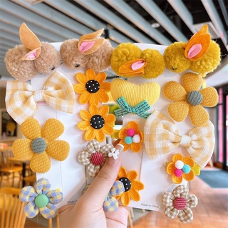 Set 9 Kẹp Tóc Dễ Thương Cho Bé Gái