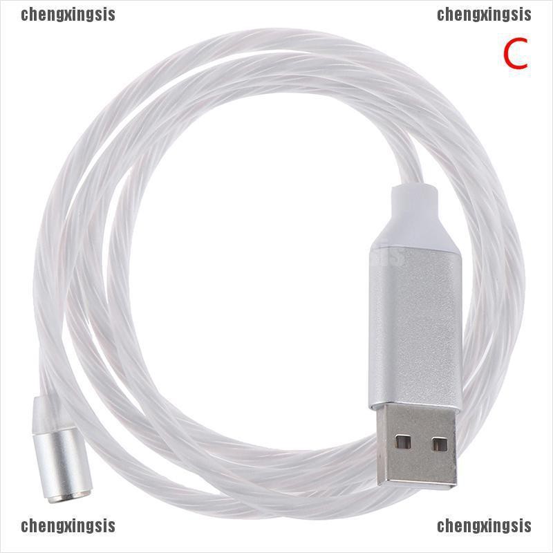 Dây Cáp Sạc Truyền Dữ Liệu USB Loại C Có Đèn LED Phát Sáng Dành Cho Android Mới Xs