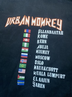 Áo sơ mi urban monkey