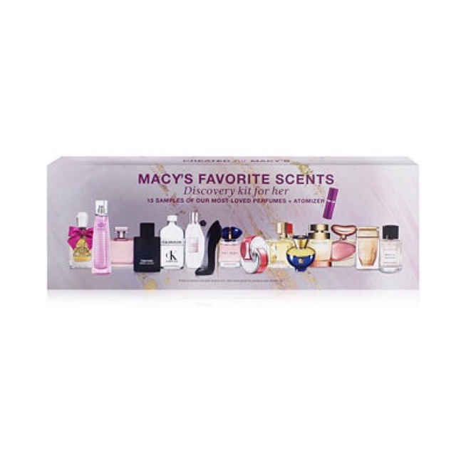 nước hoa MACY’S FAVORITE SCENTS 20 samples -20 mẫu thử