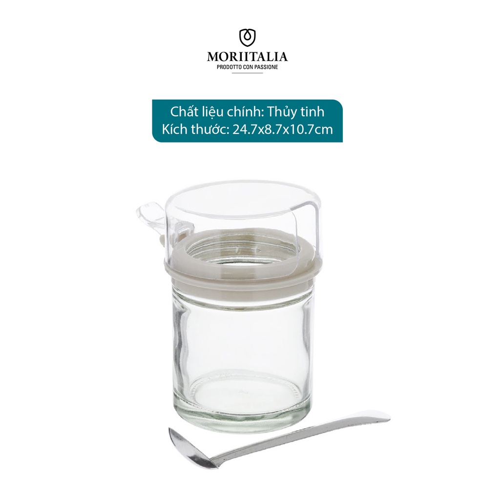 Bộ gia vị 3 món khay inox Moriitalia gọn gàng tiện lợi 6722001
