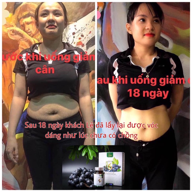 Vitamin giảm béo nho đen pizu 56