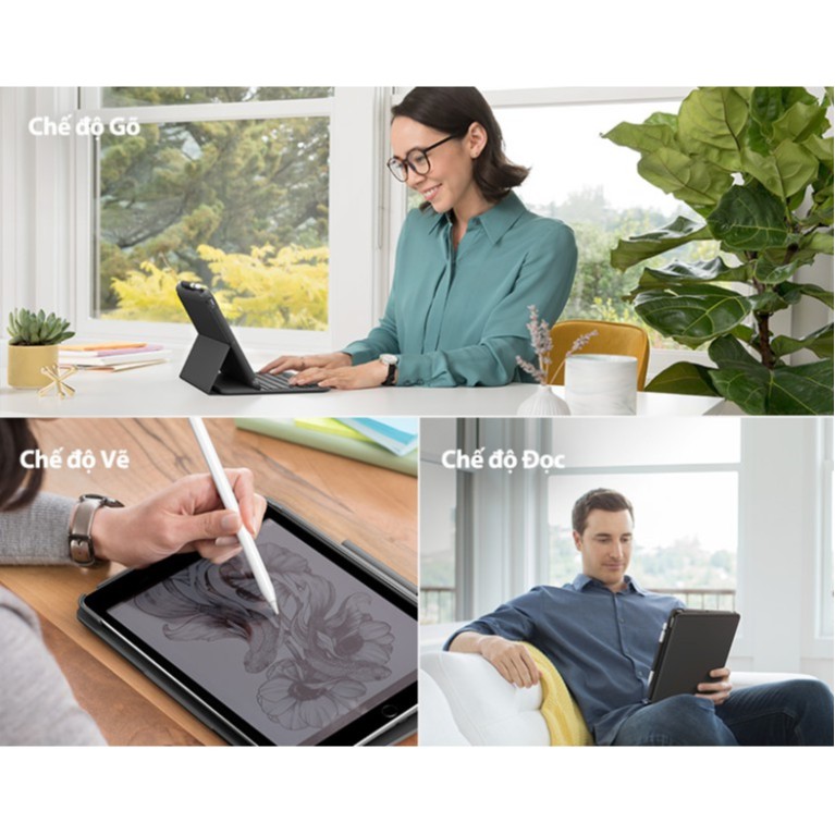 Bàn Phím Bluetooth Logitech Slim Folio For Ipad Gen 3 / Gen 7 - Hàng Chính Hãng - Phân Phối Bởi Digiworld