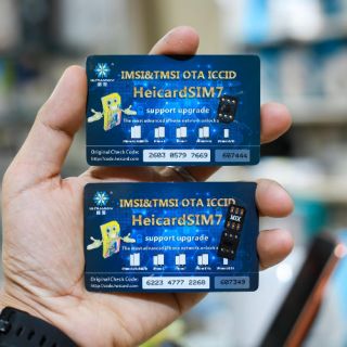Combo Sim Ghép Heicard V1.37 Official + Check nhà mạng + Hướng dẫn ghép sim qua video call