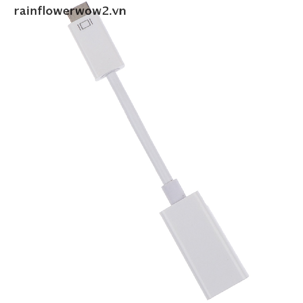 {flower} Mini DVI Male to HDMI Female Cable Monitor Video Adapter Converter Cord 1080P （f）