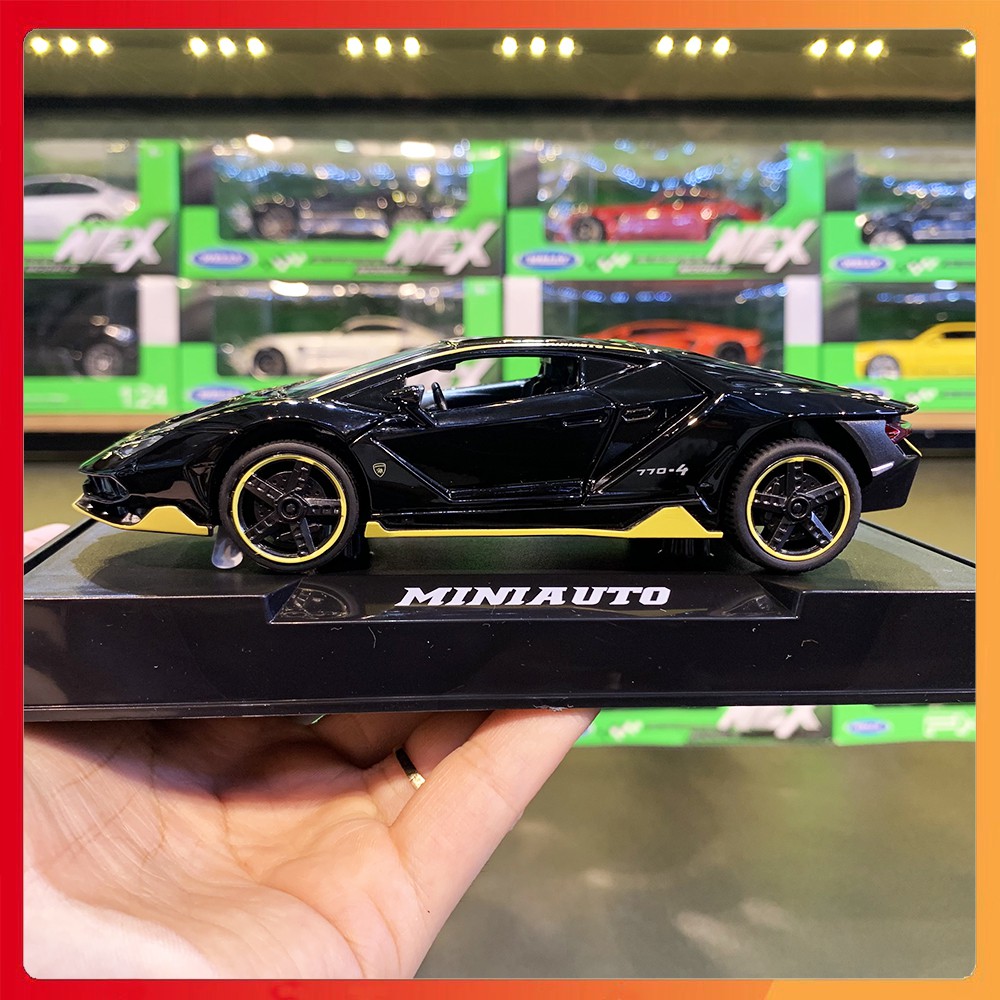 Mô hình xe Lamborghini Centenario LP 770-4 tỉ lệ 1:32 hãng MINIAUTO