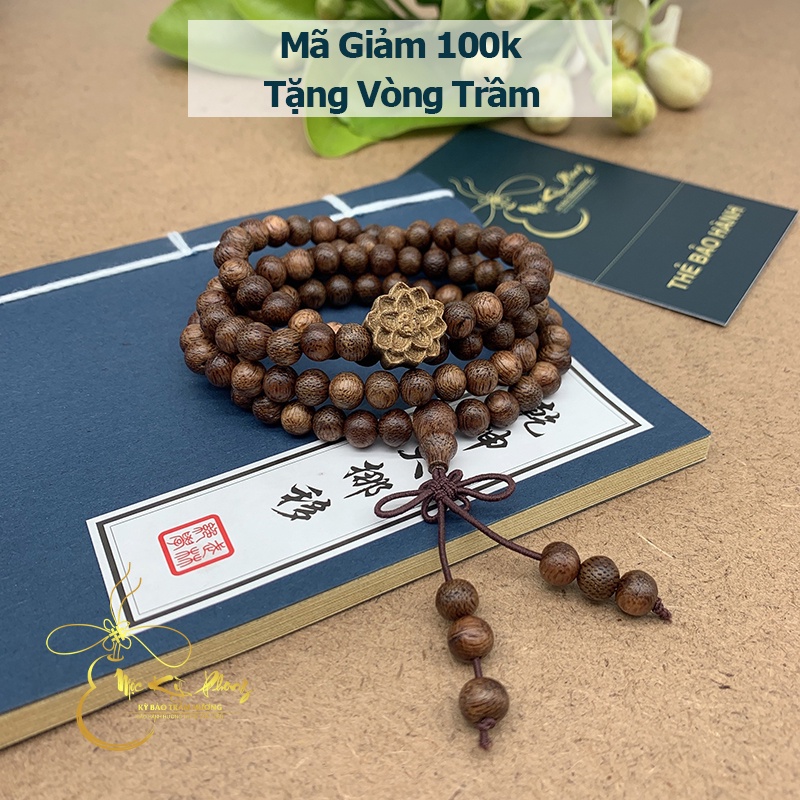 Vòng Tay Trầm Hương 108 Hạt 216 Hạt 4mm 6mm 8mm Nam Nữ Mix Nhiều Charm Đa Dạng MỘC KỲ PHONG Bảo Hành Trọn Đời
