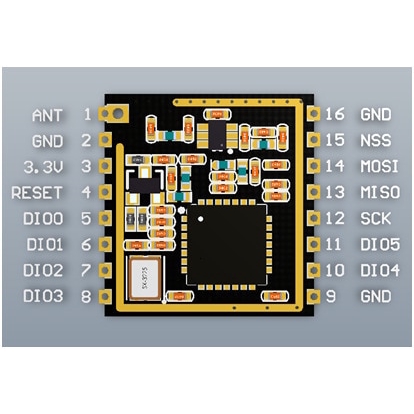 Mô Đun Truyền Tín Hiệu Không Dây Tzt Ra-01 Lora Sx1278 433mhz 10km Cho Arduino