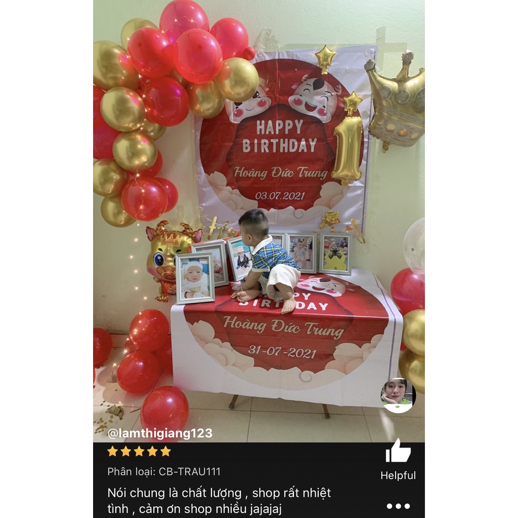 Backdrop phông bạt sinh nhật thôi nôi cho bé thiết kế theo yêu cầu chất liệu bạt hiflex HAPPYKID BACKDROP