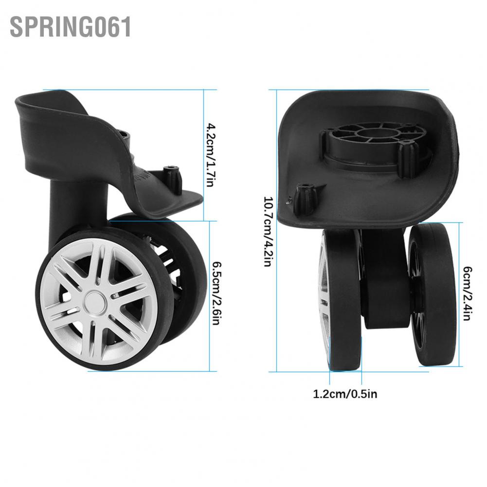 [Hàng Sẵn] 1 Pair Draw ‑ Bar Box Phụ kiện Bánh xe đa năng Vali Hành lý Thay thế bánh của hãng vận chuyển【Spring061】