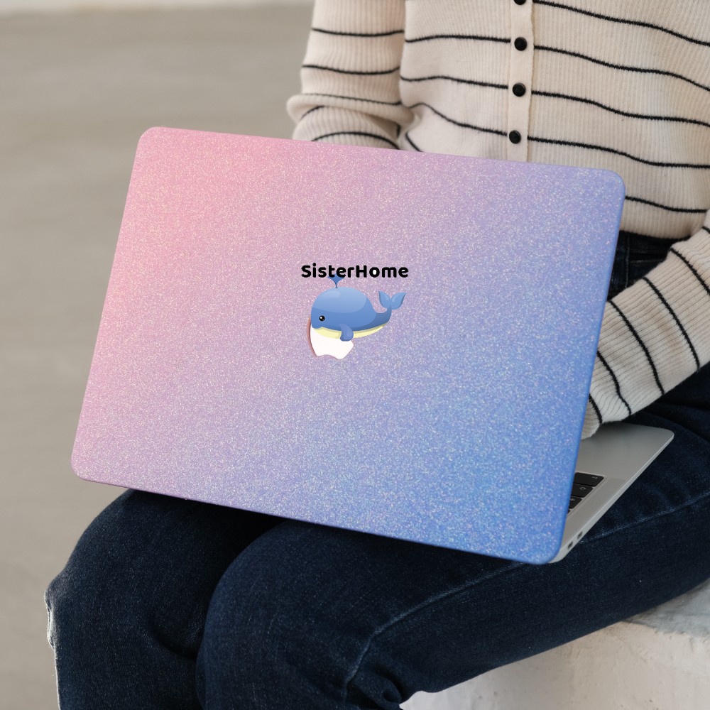 Ốp Nhựa Cứng Lấp Lánh Có Bàn Phím Cho Macbook M1 Air Pro 13 14 Inch 2021 2020 M1 Chip A2442 A2337 A2338 A2179 A1932 A2251 A1706 A1708