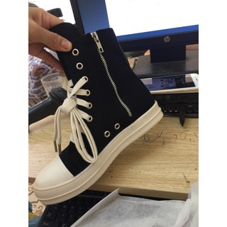 Giày rick owens ( sẵn đủ size khóa bạc )