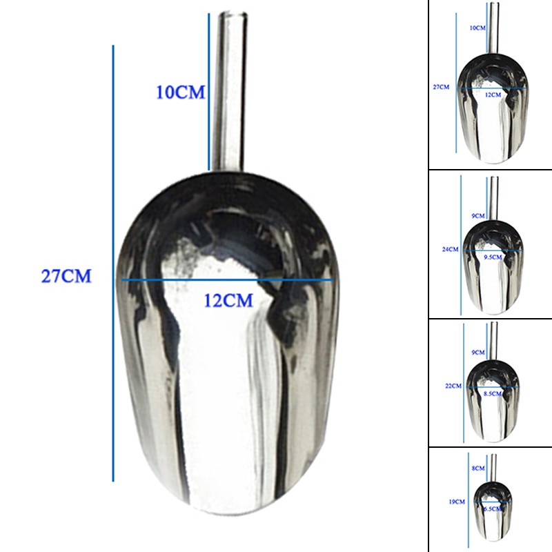 Xẻng inox xúc đá đồ khô tiện dụng dùng trong nhà bếp