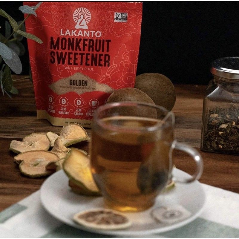 Đường Vàng Ăn Kiêng La Hán Quả Monkfruit Sweetener Lakanto 235g