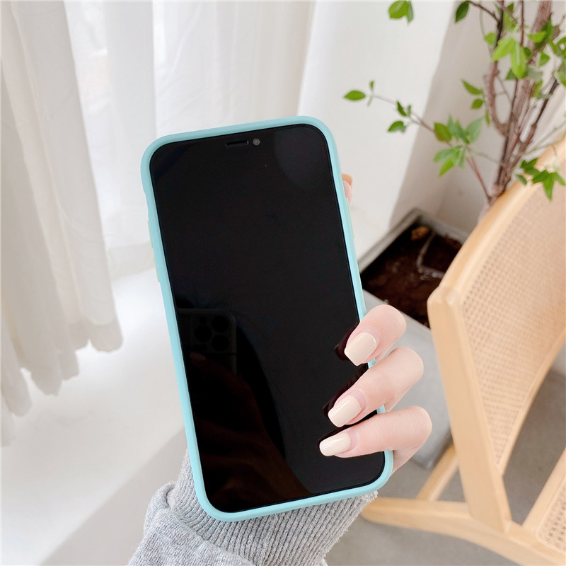 Ốp Điện Thoại Cứng Màu Kẹo Ngọt Cho iPhone 6 6S 6Plus 7Plus 11 PRO MAX 7 8 X 8Plus XS X XR SE