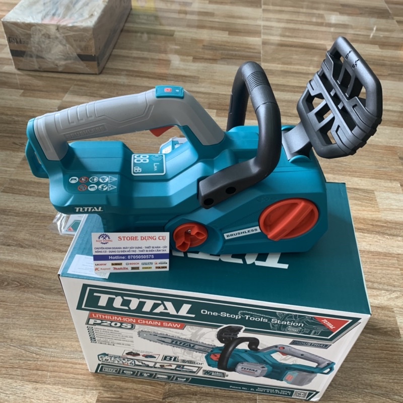 Máy cưa xích dùng pin Lithium 20V Motor không chổi than TGSLI20128