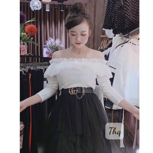 Áo trễ vai bèo siêu xinh