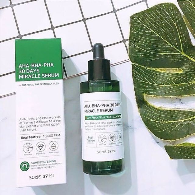 (HÀNG SẴN)Serum trị mụn AHA SOM BY MI 50ml Chính hãng