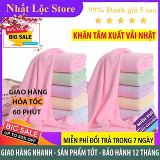 💥Mã giảm 15k💥 Khăn tắm xuất Nhật cao cấp 140x70cm Chất vải mềm mịn siêu thấm 2 in 1💥 SIÊU HOT💥
