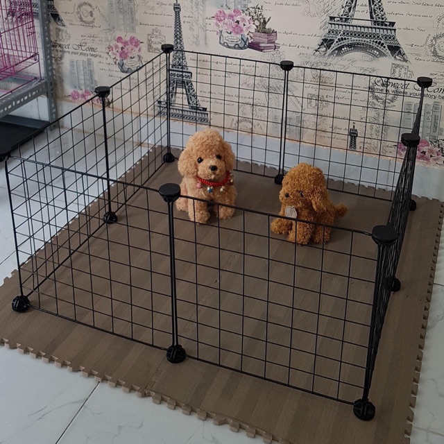 Miếng ghép sắt đa năng làm chuồng cho chó 35x35cm