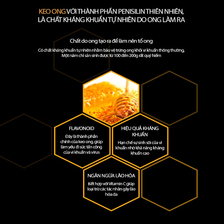 Combo 5 Mặt Nạ giấy sáp ong Jm Solution Honey Luminous Royal Propolis Mask (Mật Ong) 30ml x 5