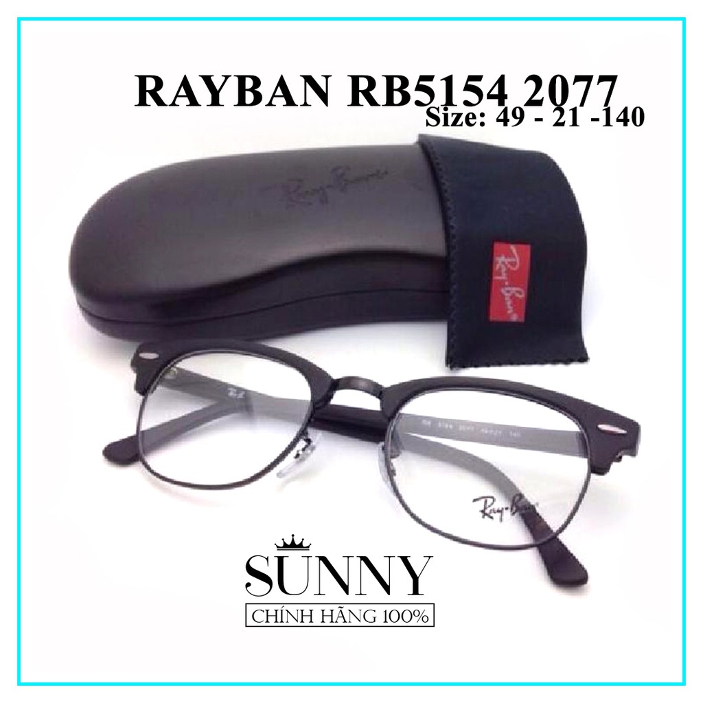 Gọng kính thời trang Rayban RB5154-2077 chính hãng, thiết kế dễ đeo bảo vệ mắt