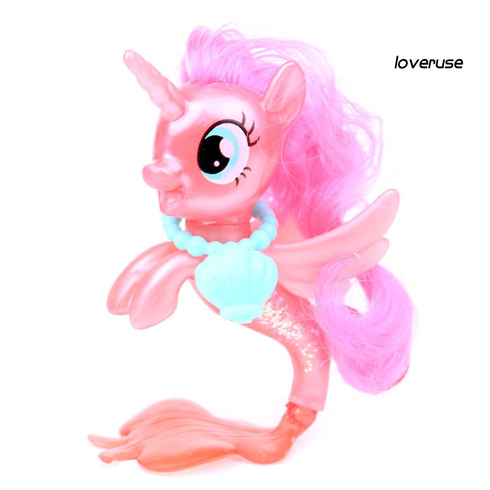 Kẹp Tóc Thiết Kế Đơn Giản Tiện Dụng♧Set 6 Đồ trang trí Nhân Vật Phim Hoạt Hình My Little Pony