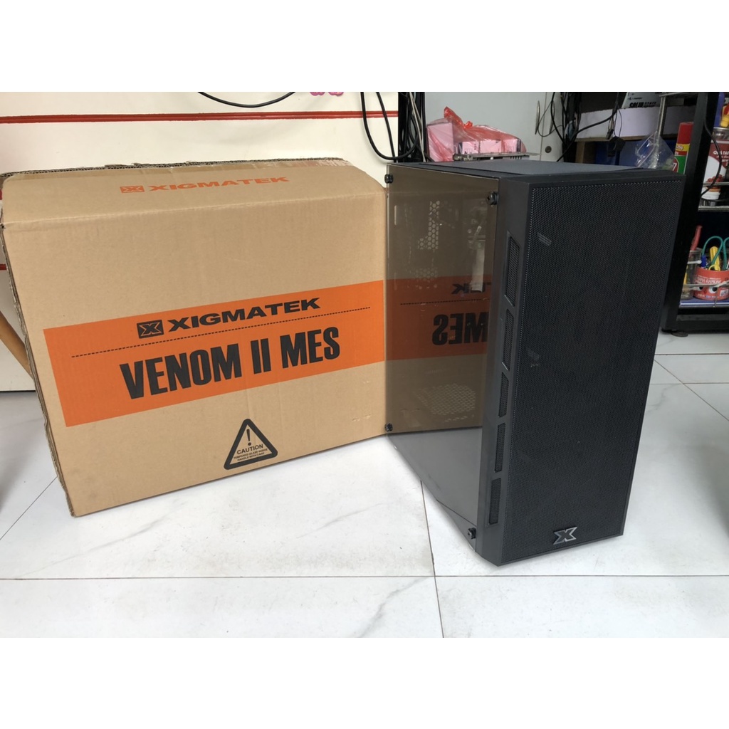 Vỏ case ( vỏ máy tính) XIGMATEK VENOM II MES (Chưa Kèm Fan)