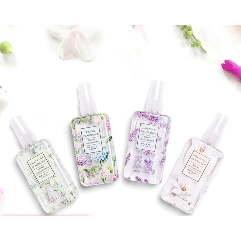 Xịt thơm toàn thân Miniso Fresh Floral Fragrance Mist 100ml