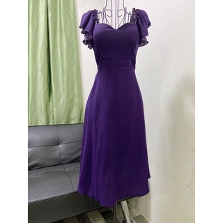 Đầm cánh tiên nhúng eo side <60kg chất đũi mềm mát