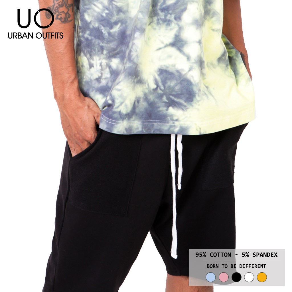 Quần Short Nam Nữ Lưng Thun URBAN OUTFITS Túi Lộn QSR01 Ống Suông Sọt Ngắn Hàn Quốc Outfit Big Size Cotton Nỉ Đẹp Giá Rẻ | BigBuy360 - bigbuy360.vn