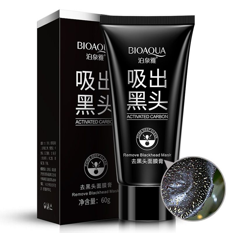 Mặt Nạ Than Tre Lột Mụn Đầu Đen Kiềm Dầu Làm Sạch Sâu Lỗ Chân Lông Bioaqua