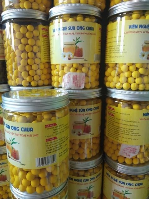 1 hộp 0,5 kg viên nghệ sữa ong chúa (rẻ nhất shopee)