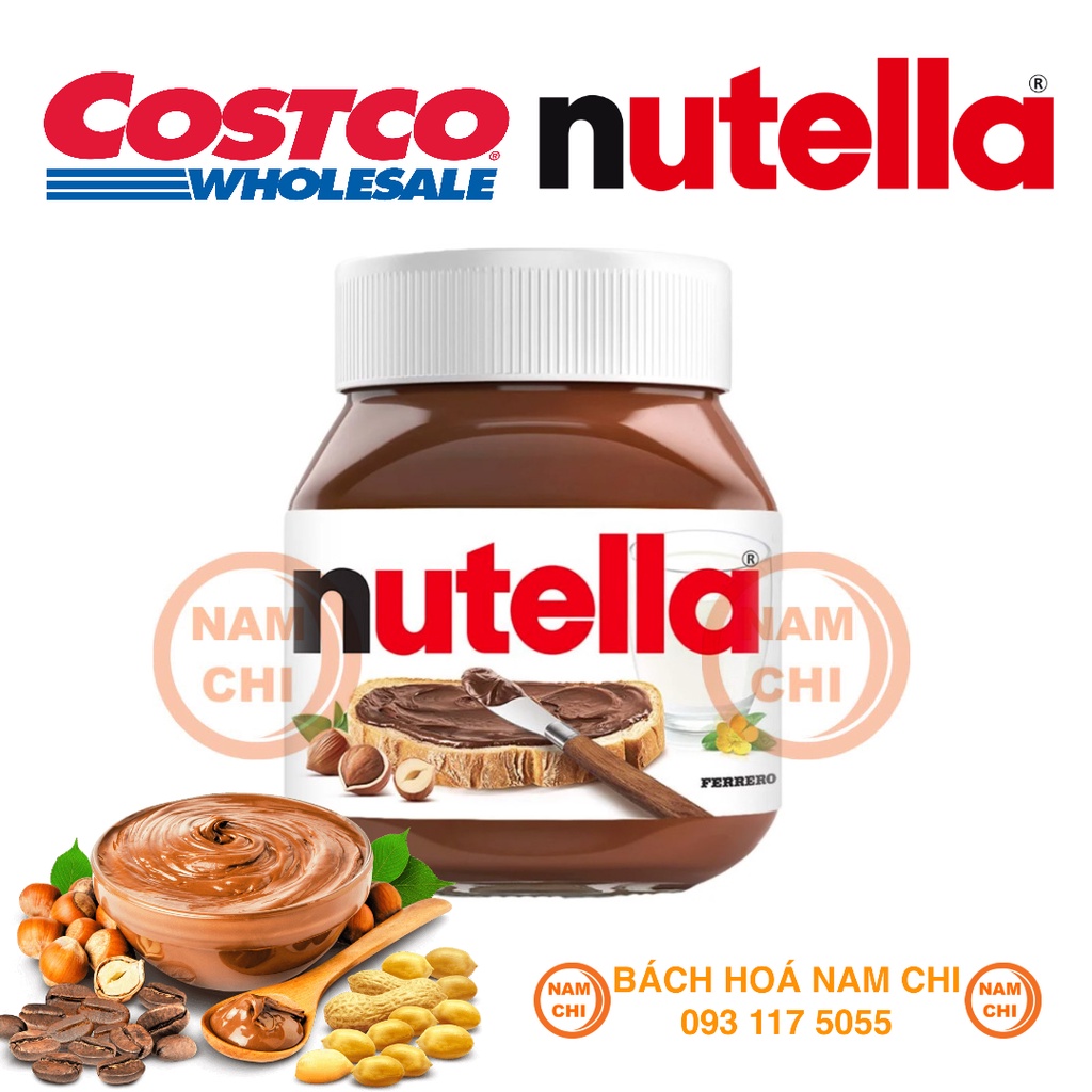 [HŨ 350G] Bơ Phết Nutella Hạt Phỉ Hũ 350g Thơm Ngon Béo Ngậy Dinh Dưỡng Cho Bữa Sáng - Phần Lan
