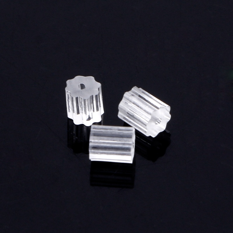 Set 1000 Nút Silicon Mềm An Toàn Gắn Sau Tai / Lưng / Mặt Sau Hoa