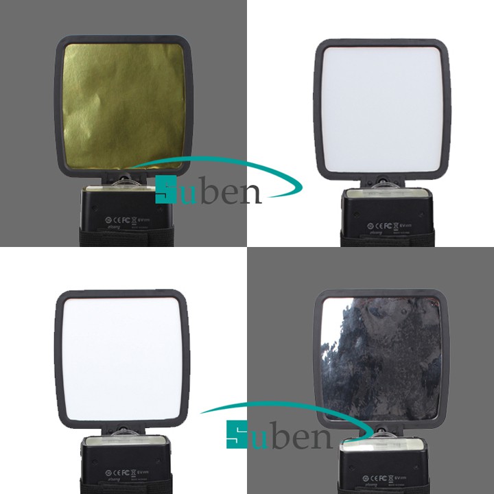 Tản sáng đa năng 5in1 cho đèn Flash rời_Cốt xoay cứng