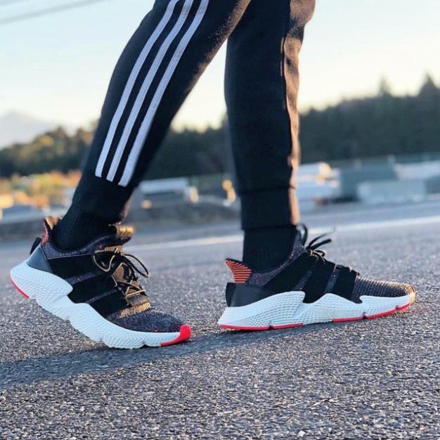 Giày Sneaker Nam Nữ Prophere _ Đen Đỏ -sale11