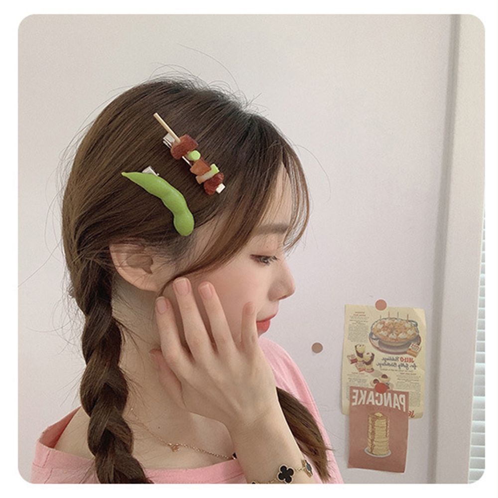 Kẹp Tóc Hình Viên Thịt Viên 3D Đáng Yêu Thời Trang Dự Tiệc Cho Nữ Mihan