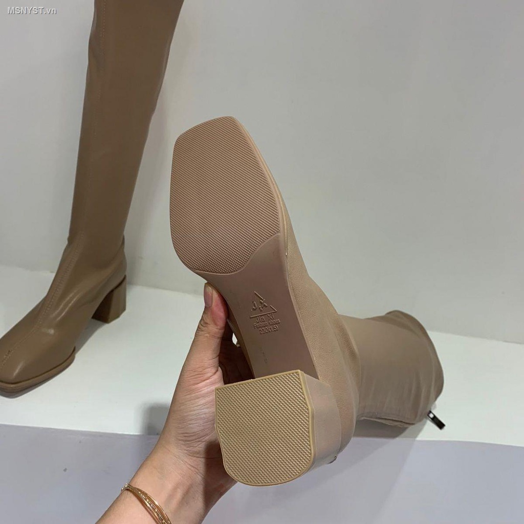 Giày bốt cao cổ qua gối thời trang xuân thu cho nữ | BigBuy360 - bigbuy360.vn