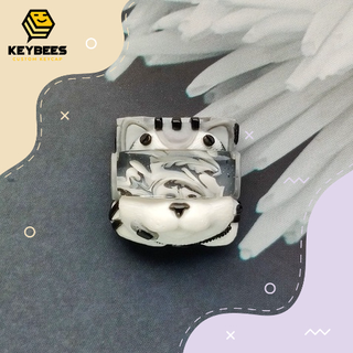 Artisan Keycap - Nút bàn phím cơ resin handmade Felix Xám