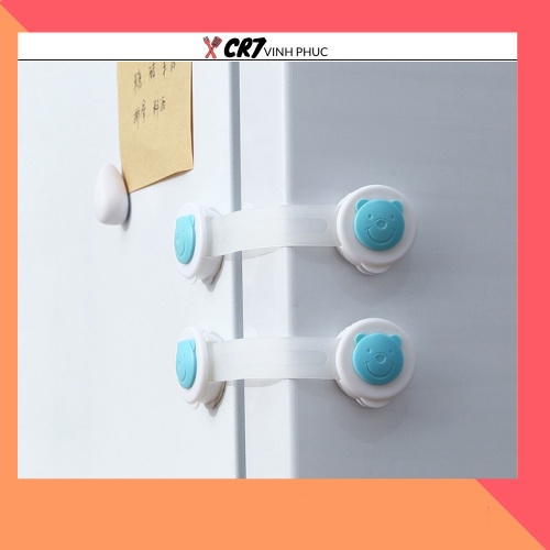 Khóa cửa tủ lạnh mini giá rẻ, khóa gài tủ vải đựng quần áo, tủ nhựa, tủ giày gỗ thông minh, ngăn kéo, lò vi sóng 88291