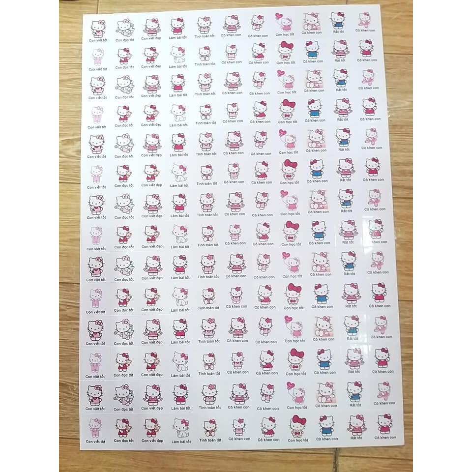 STICKER KHEN THƯỞNG TIẾNG VIỆT