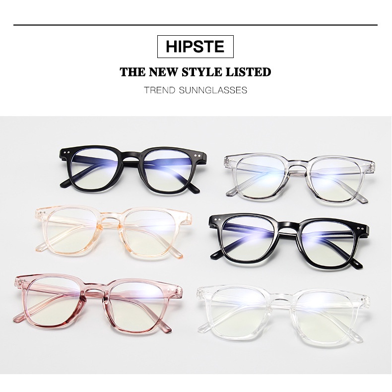 Mắt kính gọng tròn chống tia UV bằng nhựa thời trang